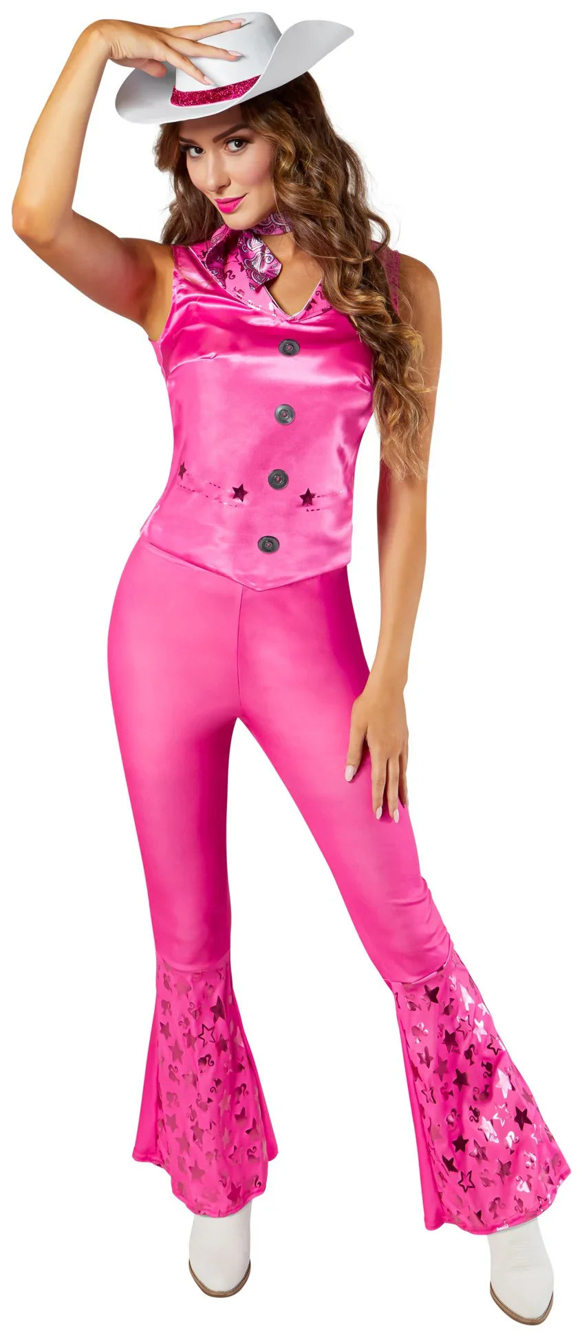 Disfraz de Barbie Cowgirl Rosa para Mujer Barbie Rubies